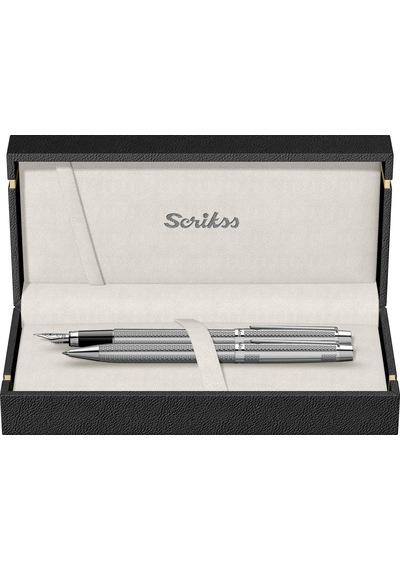 Scrikss İkili Set Dolma Kalem - Tükenmez Kalem Venus 722W Balıksı