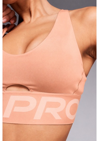 Nike Pro Indy Plunge-support Bra Kadın Spor Bra Turuncu