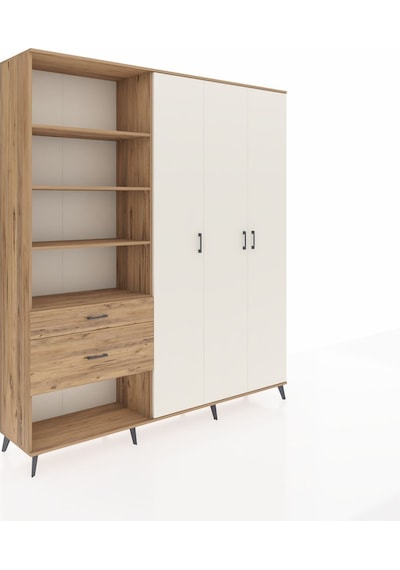 Hyperion Dolap 16 Raflı 2 Çekmeceli 3 Kapaklı 220x44x243 Çam-aytaşı/çam Aytası/atlas Çam Hyperion Dolap 16 Raflı 2 Çekmeceli 3 Kapaklı 220x44x243 Çam-aytaşı/çam Aytası/atlas Çam