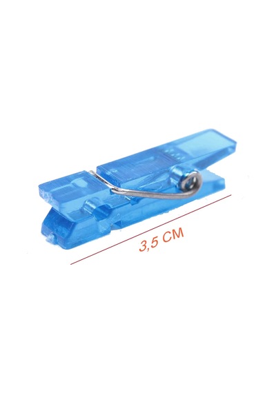 Hidz 15'li Şeffaf Renkli Minik Mandal - 3,5 Cm Hidz 15'li Şeffaf Renkli Minik Mandal - 3,5 Cm