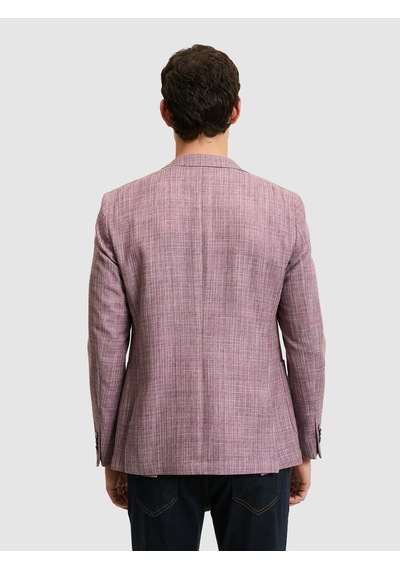 Cacharel Bordo Ex. Slim Fit Ceket Kırmızı