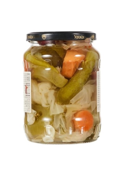 Lezzetli Karışık Turşu - Cam Kavanoz 650 Gr 2.8 L