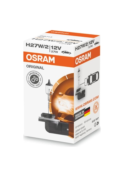 Osram Ampul H27 12V 27W Eğri Soketli Made İn Germany