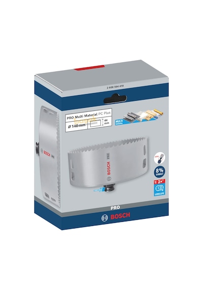 Bosch Pro 140 Mm Pc Delik Testeresi Hss %8 Kobalt 2608594418