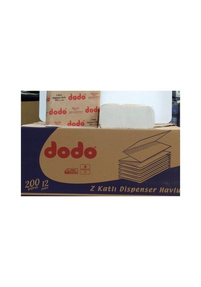 Dodo Z Katlamalı Havlu 200 Yaprak Zh 1620 24'li Paket