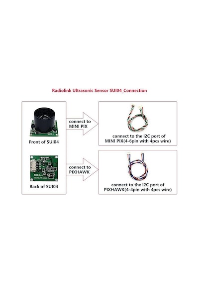 RadioLink SUI04 Ultrasonic Sensör Drone Sensörü