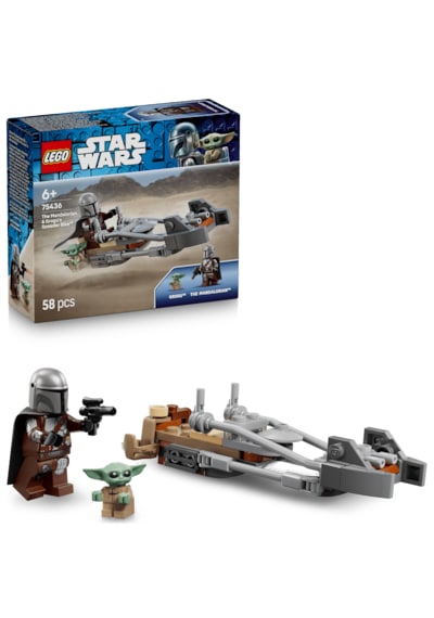 LEGO® Star Wars™ Mandalorian ve Grogu’nun Hız Motoru 75436 - 6 Yaş ve Üzeri için Minifigür İçeren Oyuncak Yapım Seti (58 Parça)