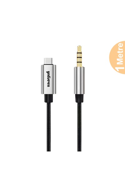 Type C To Aux 3.5mm Jack Audio Ses Kablosu 1 Metre Type C To 3.5mm Jack