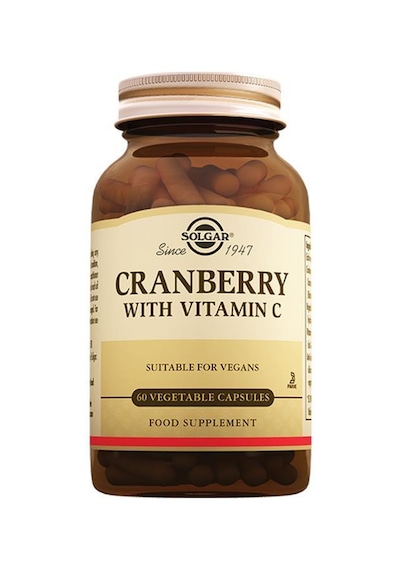 Solgar Cranberry Extract With Vitamin C 60 Kapsül