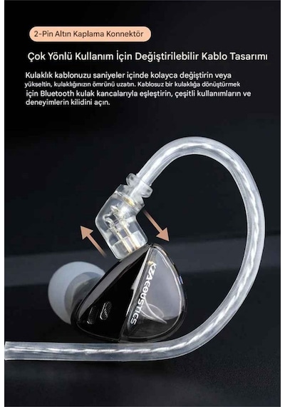 Kz Lıbra X Versiyon Iem Kulak Içi Kulaklık Mikrofonlu Libra X