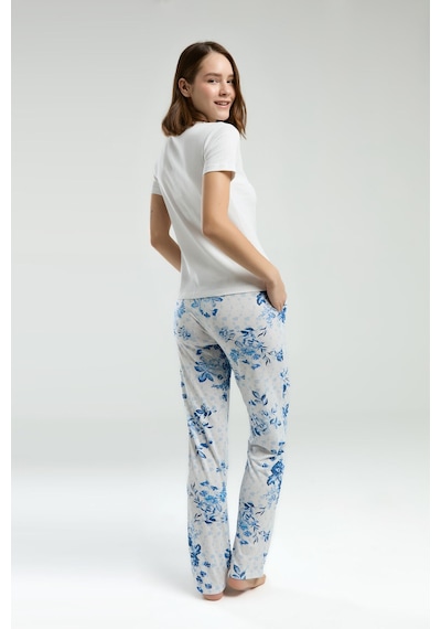 Pierre Cardin Kadın Beyaz Pijama Takımı Pc8970-s-v1 Beyaz