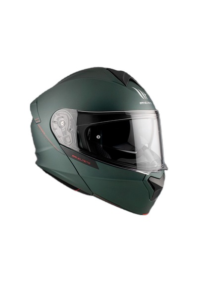 Mt Genesis Sv A2 Çene Açılır Kask Mat Yeşil