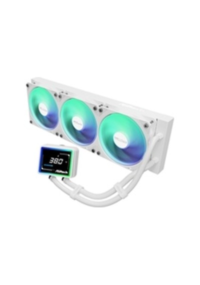 Asrock Challenger White 360mm Aıo Liquid Cooler 3" Lcd Pump 90-acla36-waaga6