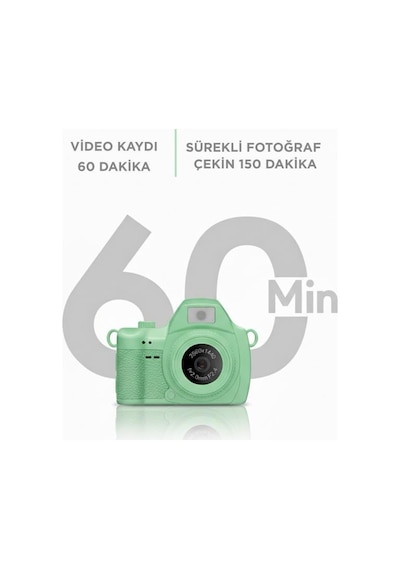 Torima CMR42 Video Mini Kamera Dijital Fotoğraf Makinesi Yeşil