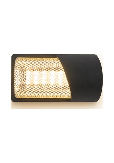 Ars 348955 Köşk Kristal Led Aplik 24w 3200k Gün Işığı Siyah