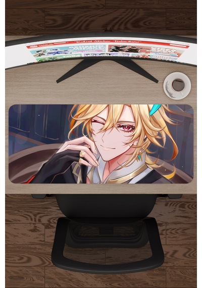 Kaveh Genshin Impact Anime Oyuncu V2 - 70x30 Xl Gaming Mouse Pad Fare Altlığı
