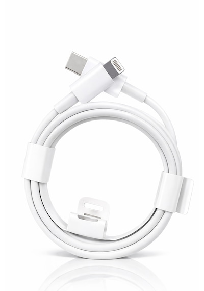 Lenigza 20w Type C To Lightning Hızlı Şarj Kablosu Dayanıklı, Apple Uyumlu Uyumlu, Premium Beyaz Tasarım 1