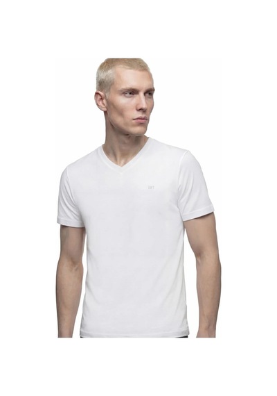 Regular Fit Erkek Tshirt K.kol Beyaz