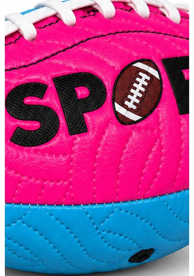 Amerikan Futbol Topu Dikişli Pu Suni Deri American Football Topu At Yakala Bahçe Topu 22 Cm Çok Renkli