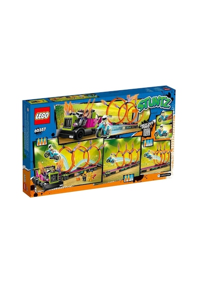 Lego City 60357 Stunt Truck And Ring Of Fire Challenge