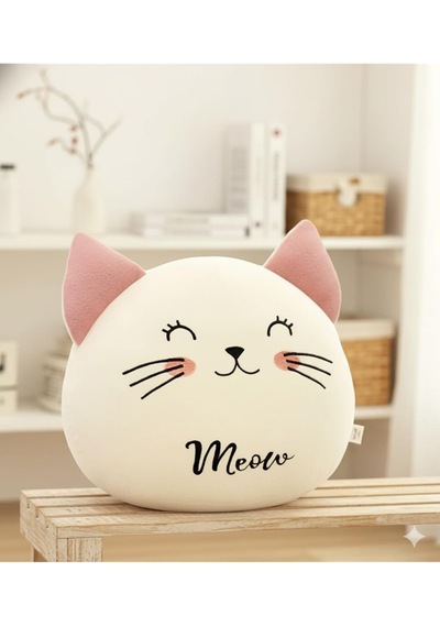 Tr Sevimli Peluş Yastık, Pembe, Unisex Genel