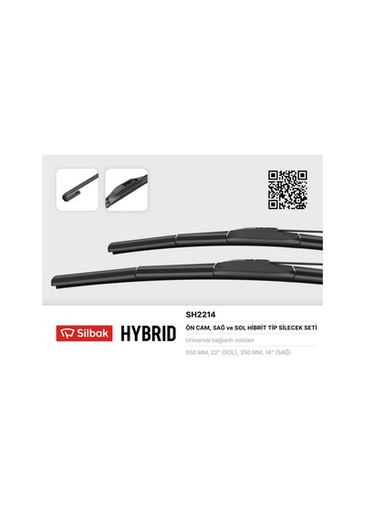 Muratech Sılecek Supurgesı Takımı On 550mm / 350mm Hyundaı Getz Tb Muz Tıp