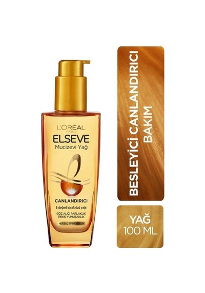 L'Oreal Paris Elseve Mucizevi Canlandırıcı Bakım Yağı 2 x 100 ML