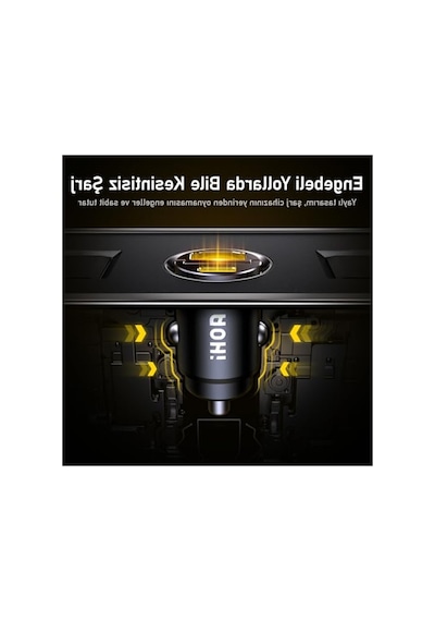 2 Portlu Hızlı Şarj Çakmak Adaptörü, Pd 65w Güç