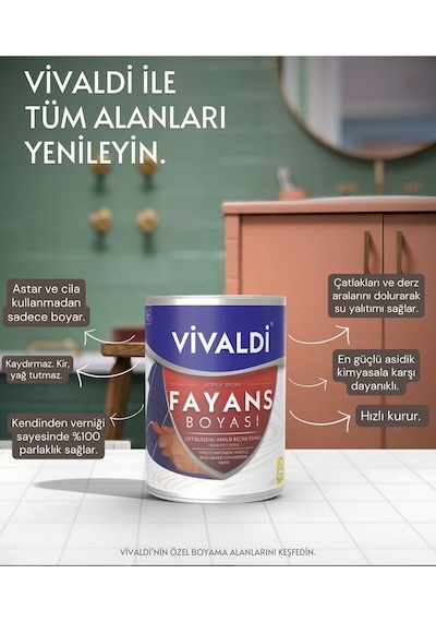 Fayans Boyası Sıvı Cam Ve Uygulama Seti Tezgah,mermer,banyo,mutfak Boyama Seti Aşkmerdiveni 1 Lt 1 L