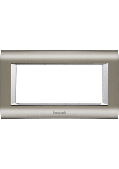 Viko Panasonic Thea 4m Sistema Inox+metalik Beyaz Çerçeve - Wvtf18445ın-tr