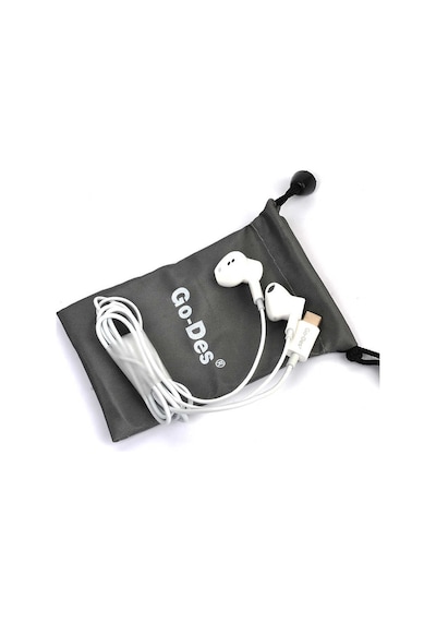 Go Des GD-EP109 Type-C Kablolu Kulak İçi Stereo Kulaklık Mikrofonlu Mıknatıslı - ZORE-257987