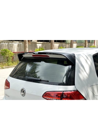 Volkswagen Golf 7 Oettinger Spoiler 2013 - 2020 Boyalı Parlak Siyah