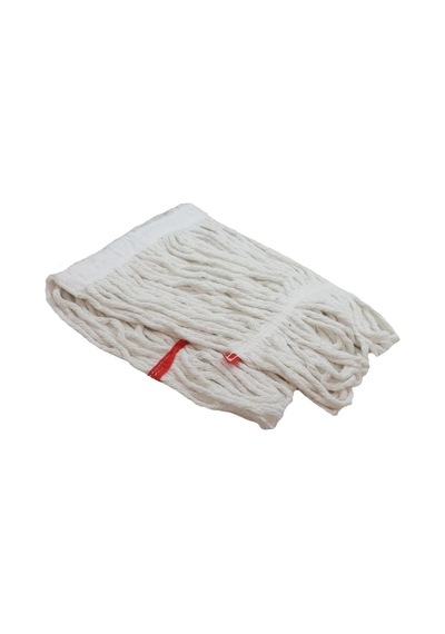 Dar Yedek Islak Mop Paspas Ucu Başlığı Püskül -17 Cm. -pamuklu -350 Gram. -beyaz - 5 Adet Genel