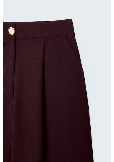 Sateen Lucy Pantolon - Mürdüm-137394