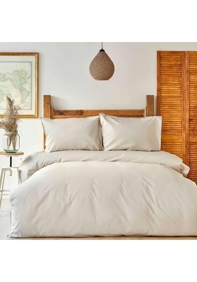 Royam Almira Tek Kişilik İşçi Şantiye Ekonomik Fitted Nevresim Takımı 160 X 240 Bej