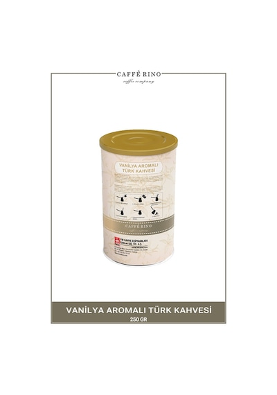 Caffe Rino Vanilya Aromalı Türk Kahvesi 250 G