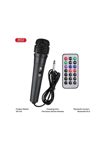 Rgb Işıklı Mikrofonlu Karaoke Seti Ve Bluetooth V5.0 Güçlü Hoparlör - Uzaktan Kumandalı