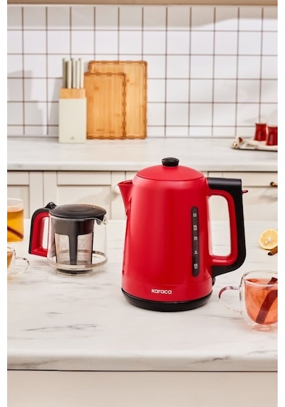Karaca Mega Tea 1501 1500 W Cam Çay Makinesi