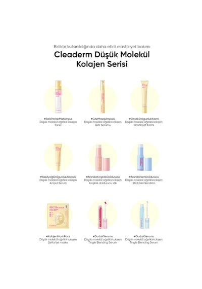 Masaj Başlıklı Küçük Kolajen Moleküllü Göz Çevresi Serumu Collagen Eye Massage Ampoule