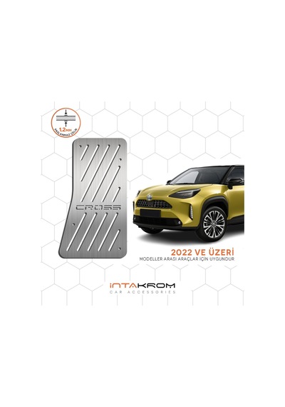 Toyota Yaris Cross Krom Ayak Dinlendirme Pedalı 2022 Ve Üzeri