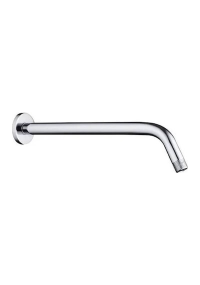 - 30 Cm Duvardan Duş Başlığı Borusu 45 Derece Açılı - 56390 Gri Krom Diğer