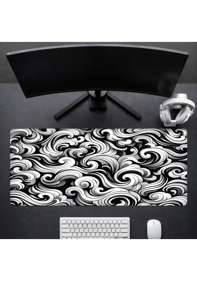 90x40 Cm Desenli Oyuncu Gaming Mouse Pad Kaymaz Kauçuk Taban Fare Altlığı Xxl Mousepad Pattern Serisi 03