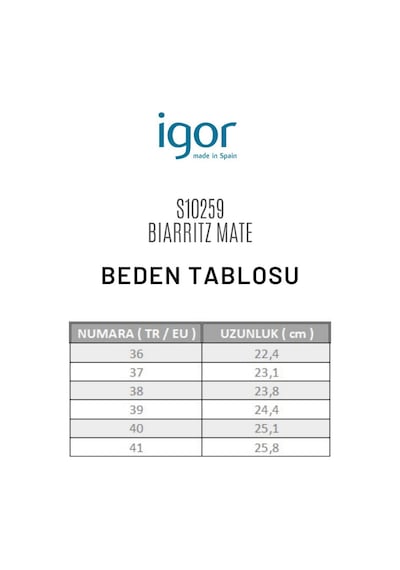 Igor Biarritz Mate Kadın Kum Sandalet S10259-100 Bej
