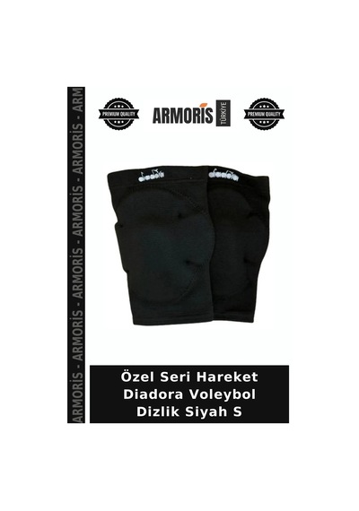 Özel Seri Hareket Diadora Voleybol Dizlik Siyah S