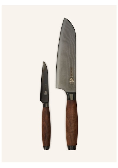 Johann Lafe Edition Santoku Ve Sebze Bıçağı Seti, Şam Çeliği, Dlc Kaplama, Ceviz Sap Profesyonel Bıçaklar 2 Adet Çok Renkli Johann Lafe Edition Santoku Ve Sebze Bıçağı Seti, Şam Çeliği, Dlc Kaplama, Ceviz Sap Profesyonel Bıçaklar 2 Adet Çok Renkli