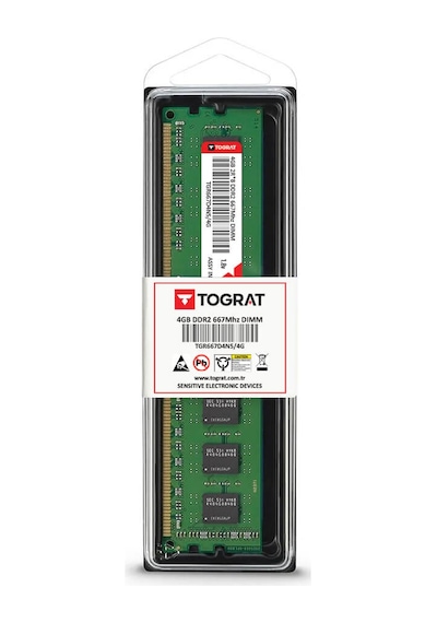 Tograt TGR667D4N6/4G 4 GB DDR2 667 MHz CL6 Ram (Sadece AMD İşlemcilerle Uyumlu)