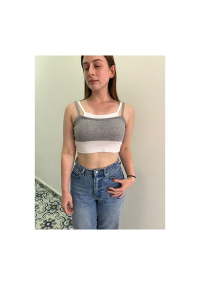 Arba Crop Atlet Çok Renkli Çok Renkli