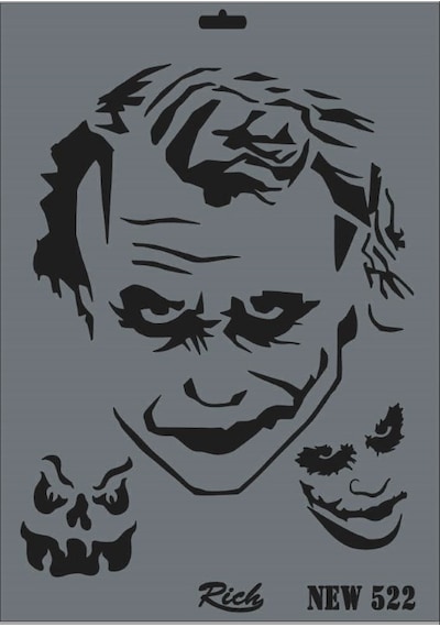 Rich Stencil Boyama Şablonu 25X35 Cm. New-522