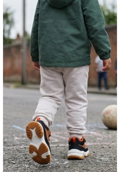 In Step Titan Mini - Cırt Cırtlı Dayanıklı Unisex Çocuk Spor Ayakkabı - Taba
