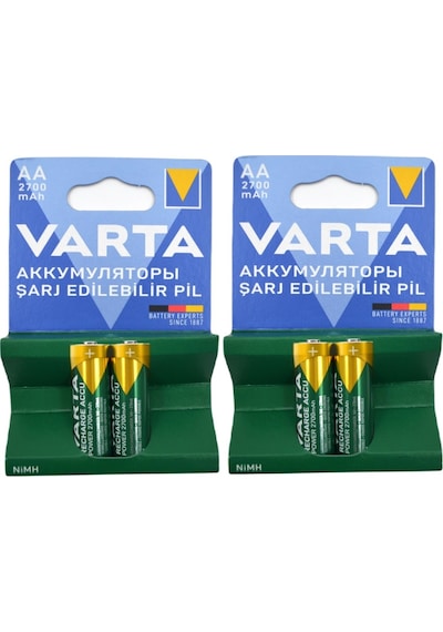 Varta 5706 2700 mAh AA Ni-MH Şarj Edilebilir Kalem Pil 2 x 2'li